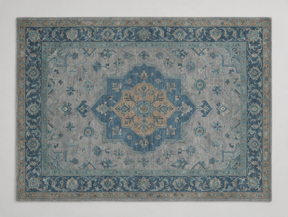 Kamran Rug – Blue Quartz