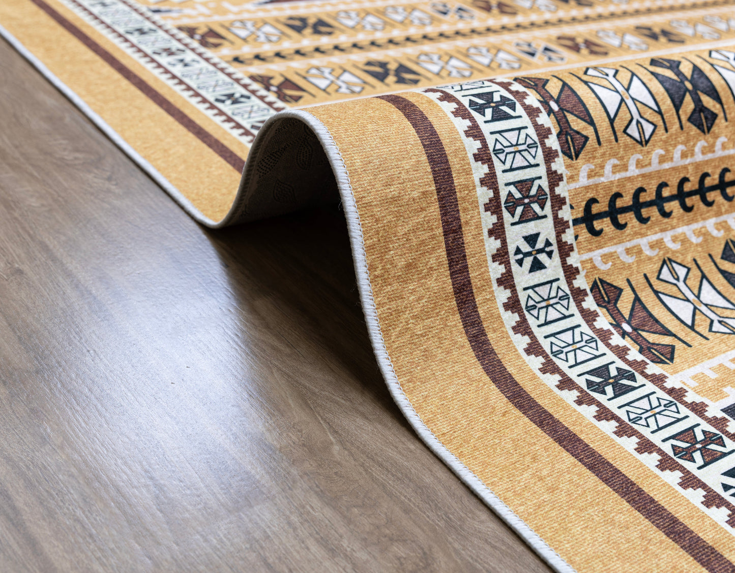 Classic Spirit Digital Carpet Yellow detail