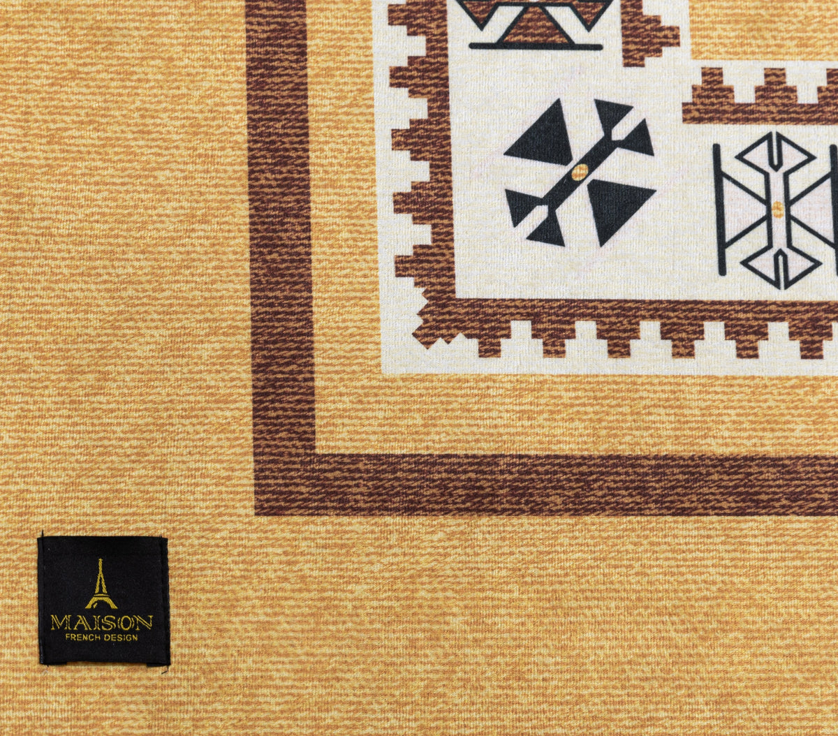Classic Spirit Digital Carpet Yellow close up