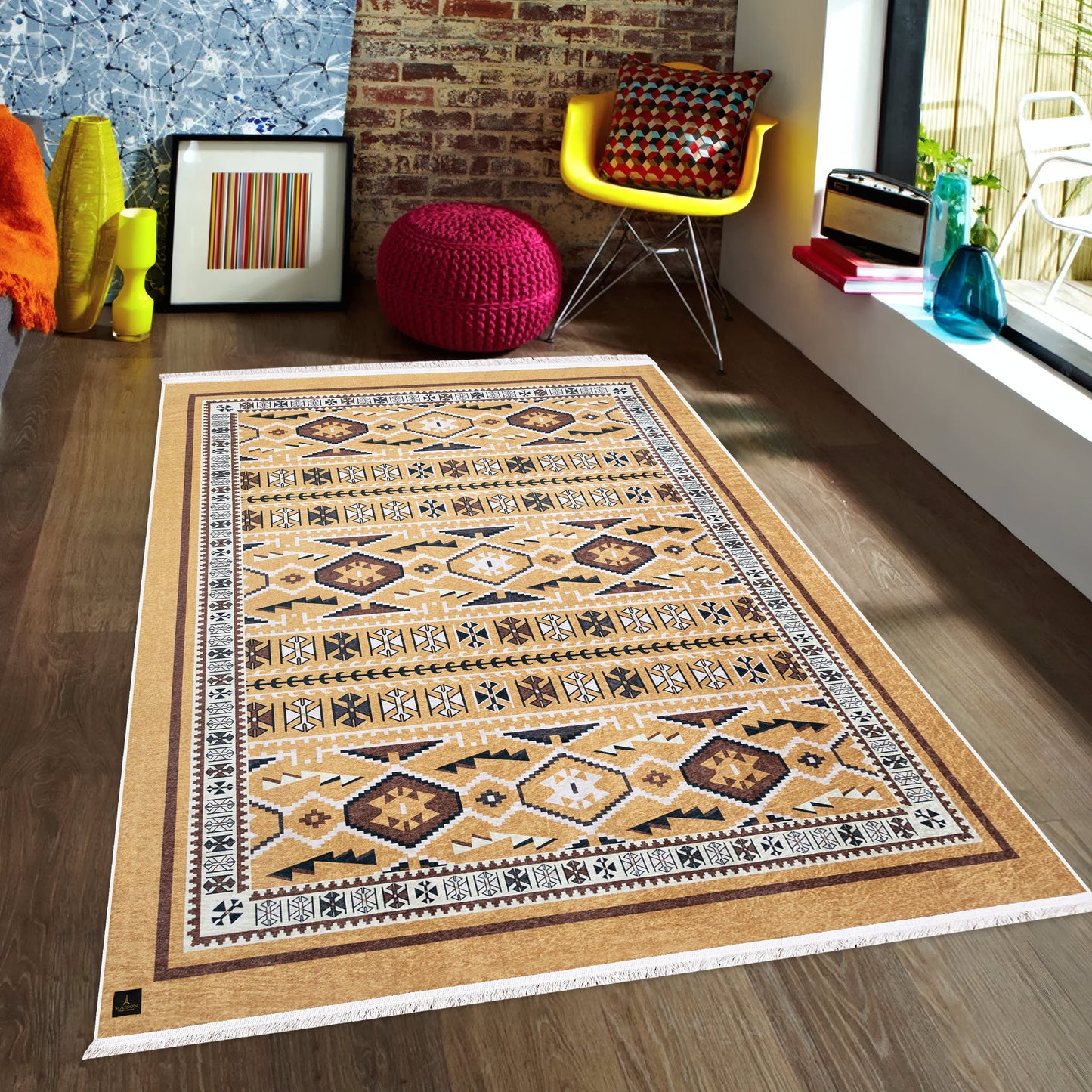 Classic Spirit Digital Carpet Yellow