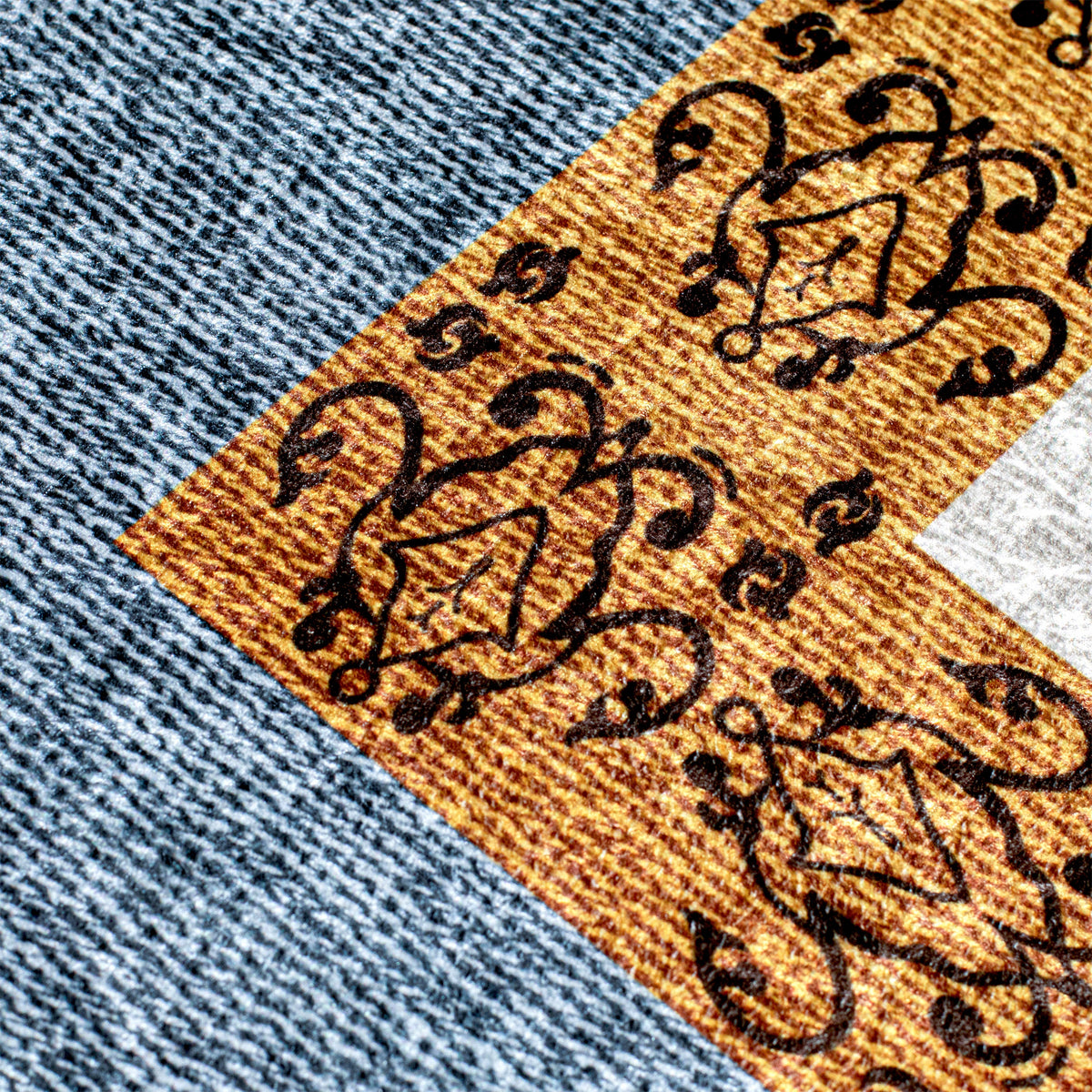 Ornamental Digital Carpet close up
