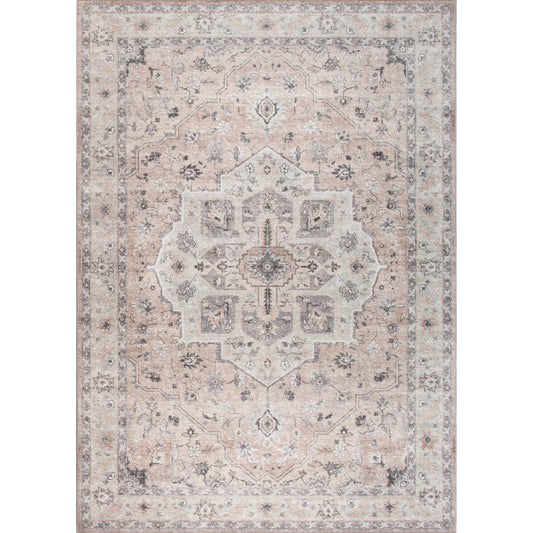 Amara Rug – Blush & Grey