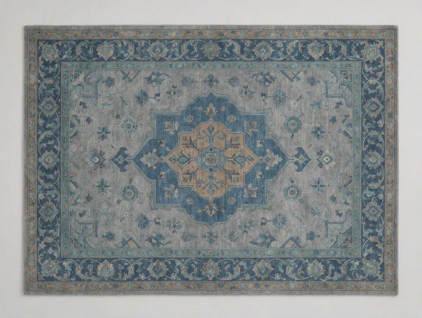 Kamran Rug – Blue Quartz