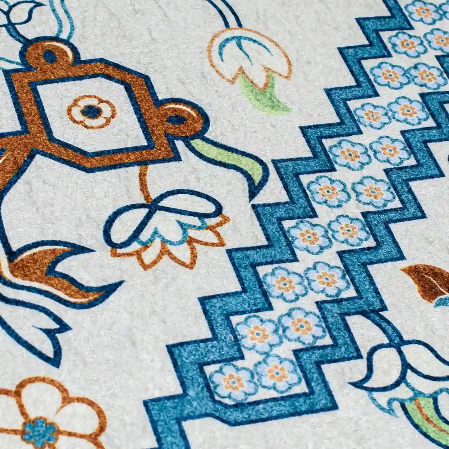 Elegant Digital Carpet close up