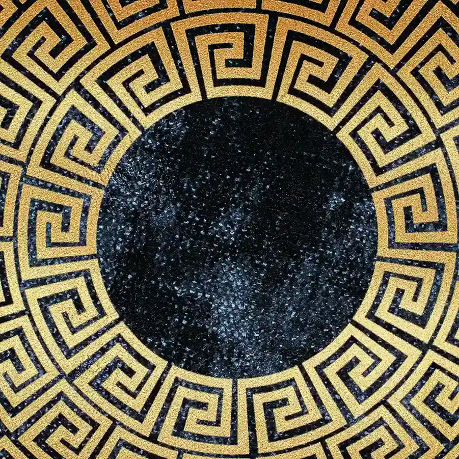 Circle Meta Digital Carpet styled