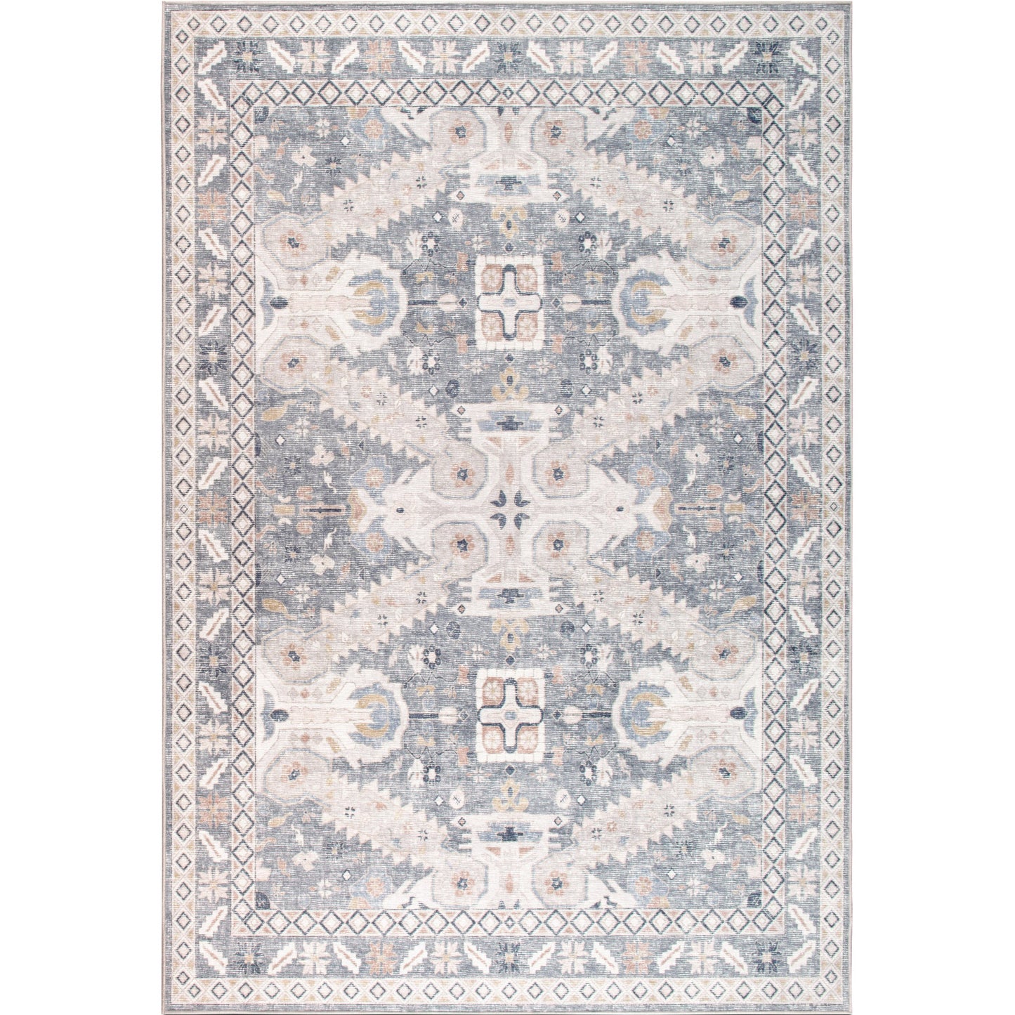 Sable Rug – Silver & Multi