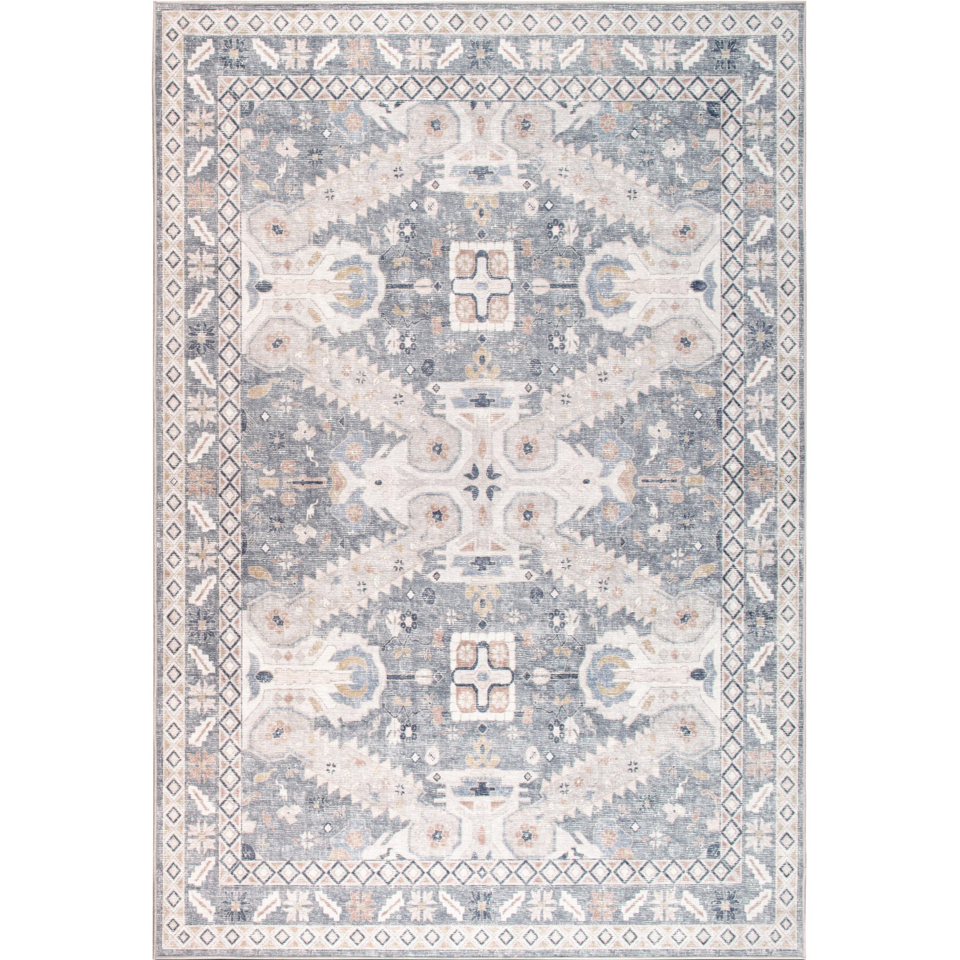Sable Rug – Silver & Multi