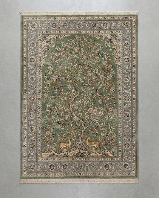 Bradshaw Rug in Sage & Blue, full view