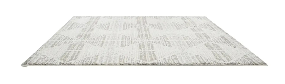 Carmoona Modern Rug Grey angled