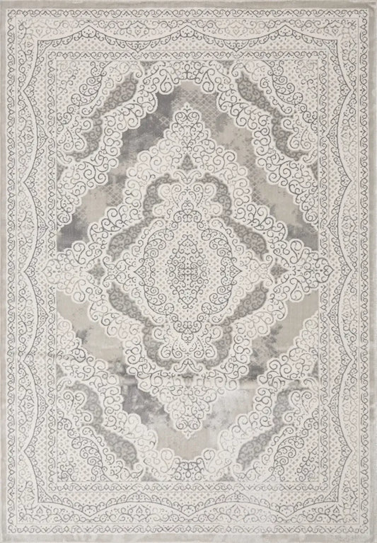 Tomasio Classic Rug Ivory and Grey