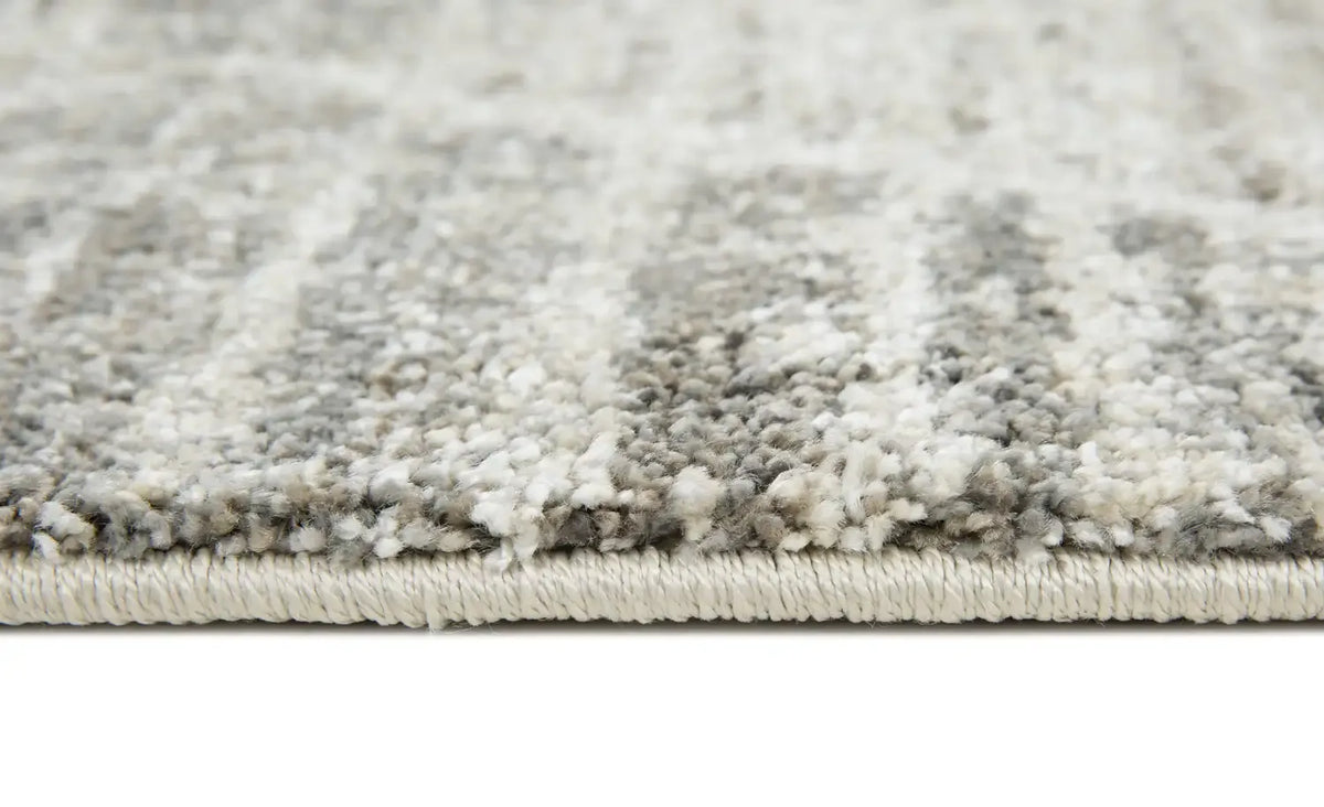 Carmoona Modern Rug Grey detail